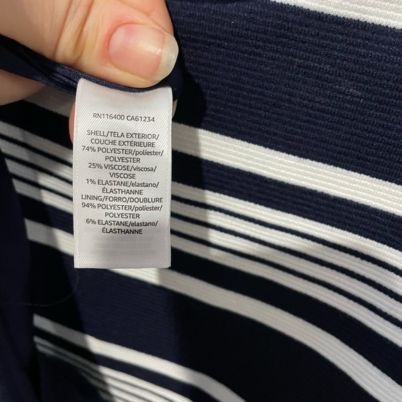 Lark & Ro dress size small. Blue and white - Picture 3 of 6